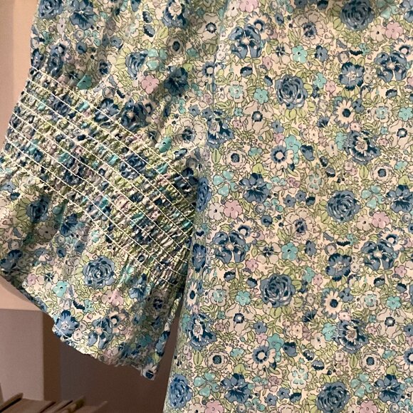 J Crew Floral Bundle: 1 Dress & 2 Blouses plus Cashmere Sweater - Picture 10 of 14